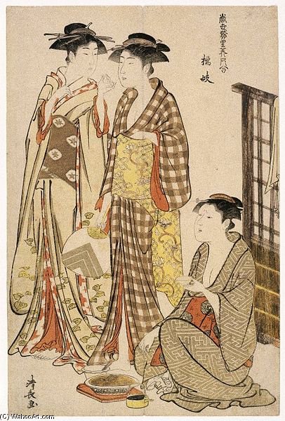 Two Women Standing From Series — Torii Kiyonaga
