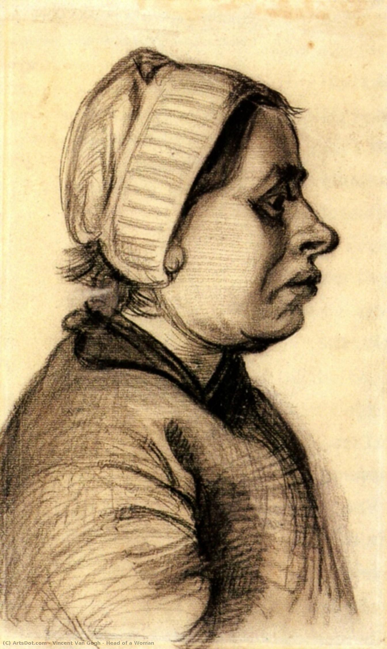 Head Of A Woman — Vincent Van Gog