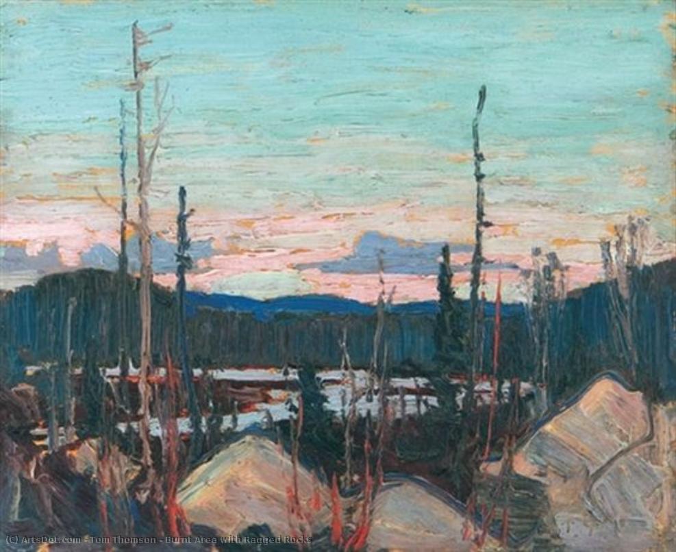 Burnt Area With Ragged Rocks — Том Томпсон