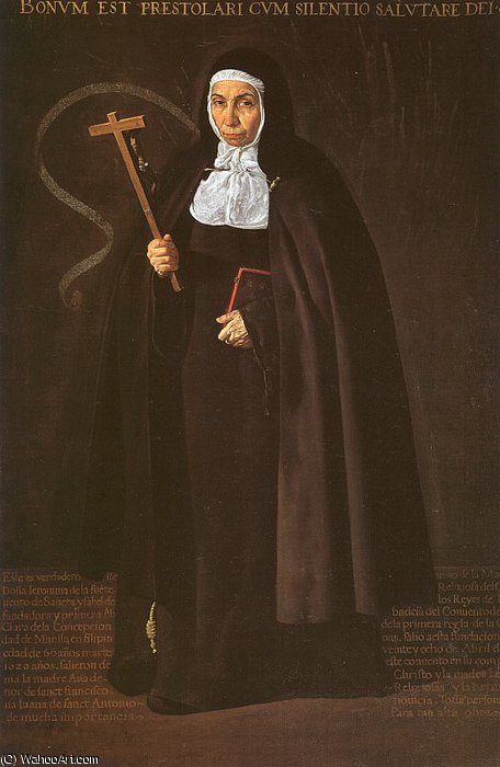 Mother Jerónima De La Fuente, Oil On Canvas, — Diego Velázquez