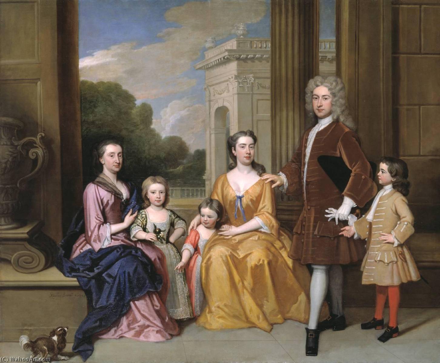 The Harvey Family — Bt Sir Godfrey Kneller