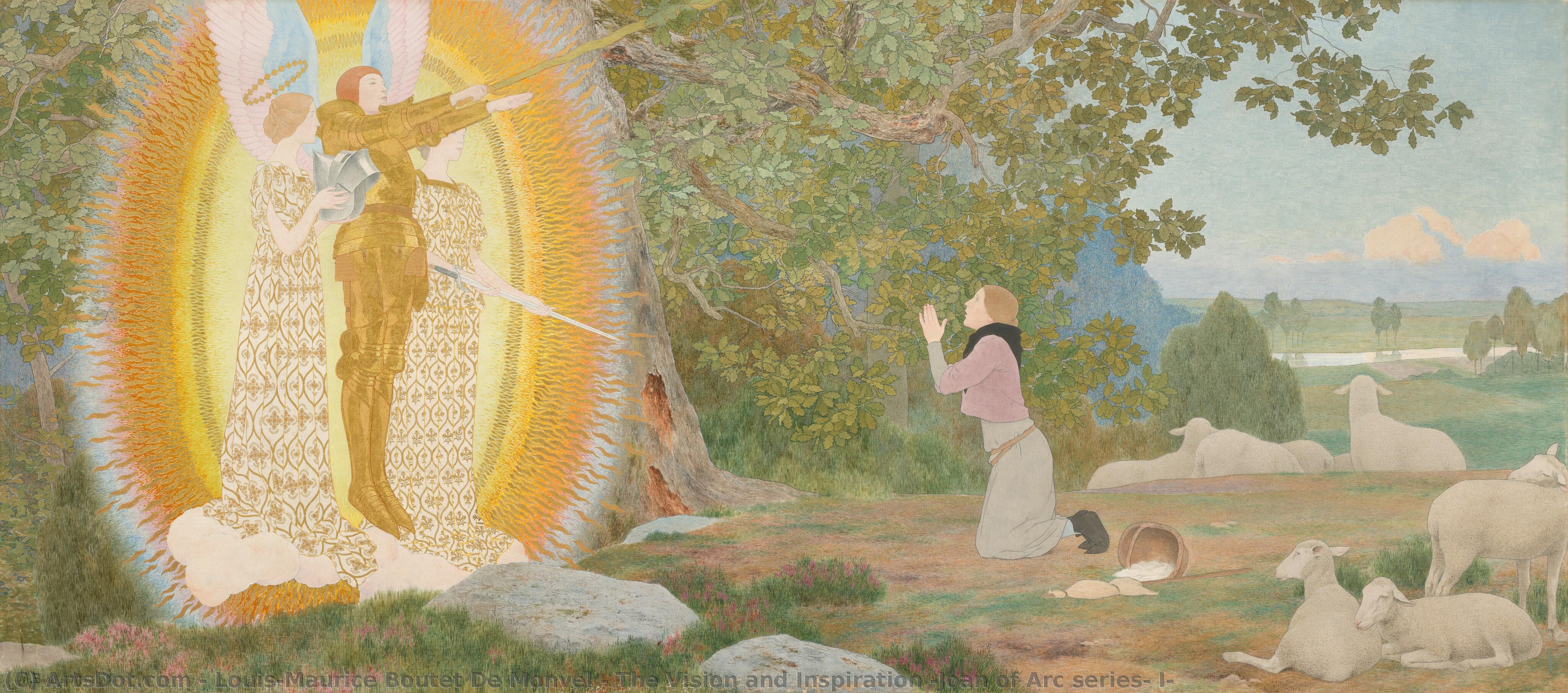 The Vision And Inspiration (joan Of Arc Series: I) — Louis-maurice Boutet De Monvel
