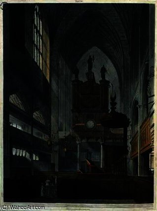 Interior Of The Abbey — John Claude Nattes