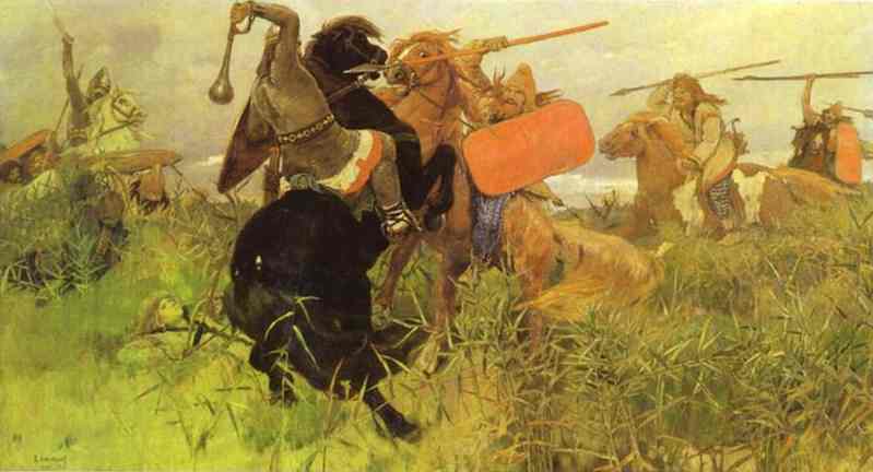 Battle Of Slavs And Scythians — Victor Vasnetsov