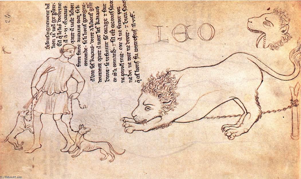 Lion Drawn From Life — Villard De Honnecourt
