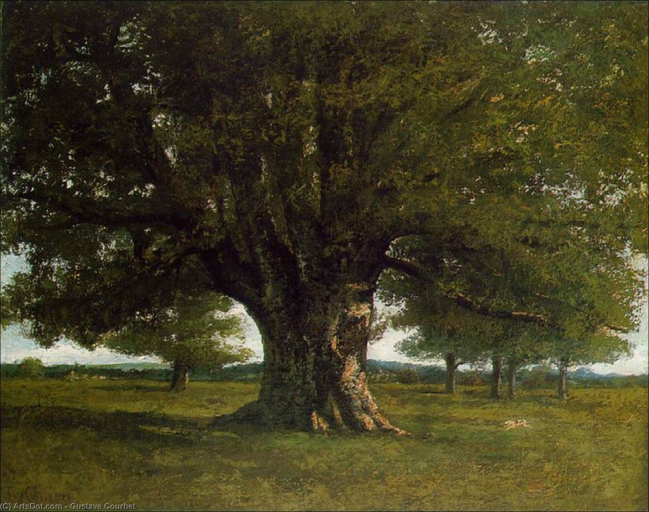 The Oak At Flagey (the Oak Of Vercingetorix) — Gustav Кјорбе