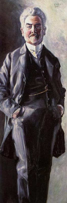 Portrait Of Leopold Czihaczek, Standing — Egon Schiele