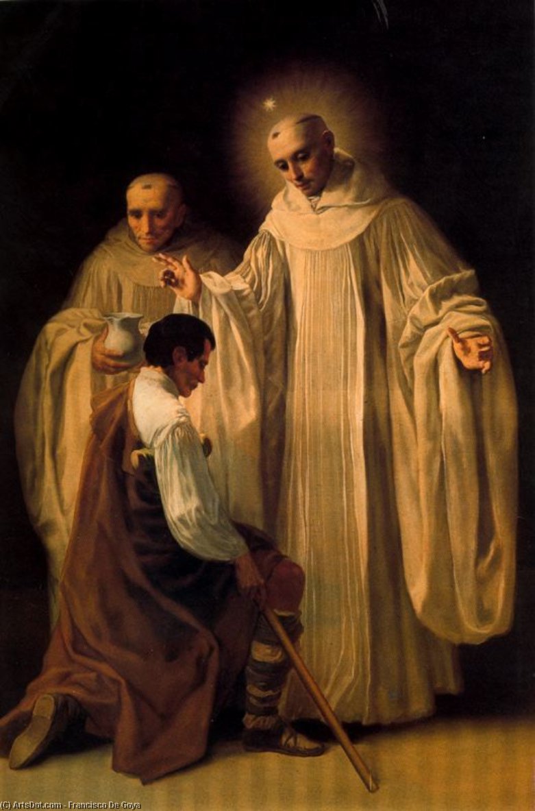St. Bernard Healing A Lame — Francisco José De Goya Y Lucientes