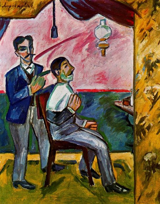 Gentlemen Barber — Mikhail Fiodorovich Larionov