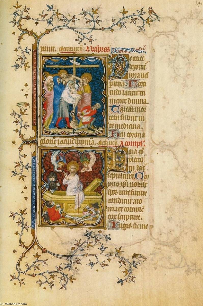 Miniature From Petites Heurs Du Duc Jean De Berry — Jean Le Noir