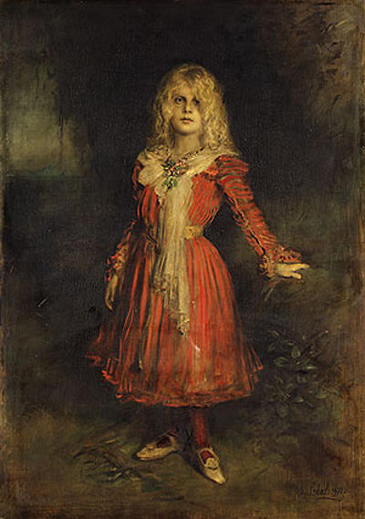 Marion Lenbach, The Artist's Daughter — Franz Seraph Von Lenbach