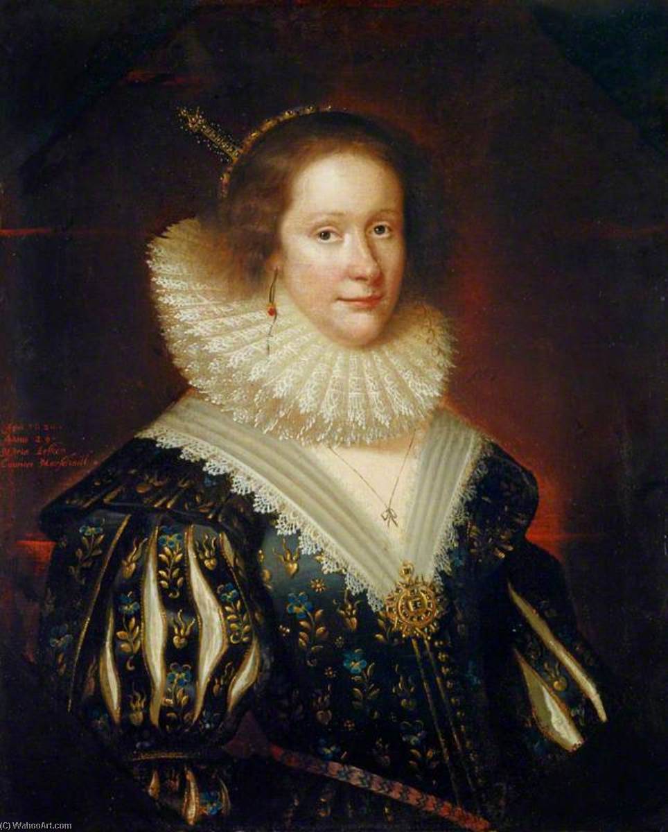 Lady Mary Erskine (b.c.1597), Countess Marischal — George Jamesone