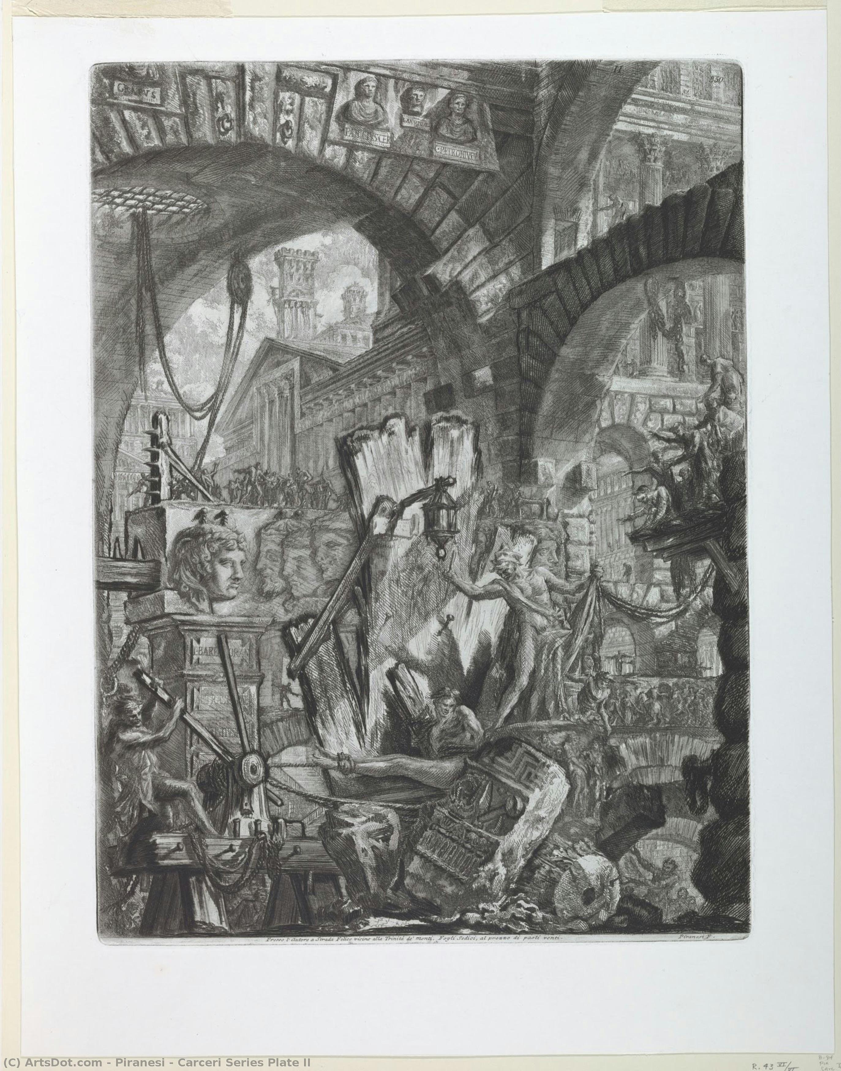 Carceri Series Plate Ii — Giovanni Battista Piranesi