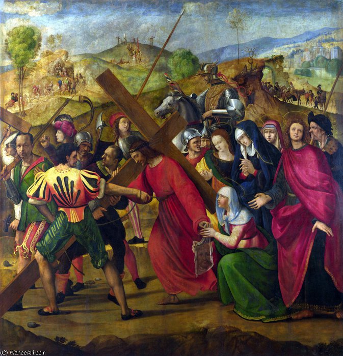 The Procession To Calvary — Michele Di Ridolfo Del Ghirlandaio (michele Tosini)