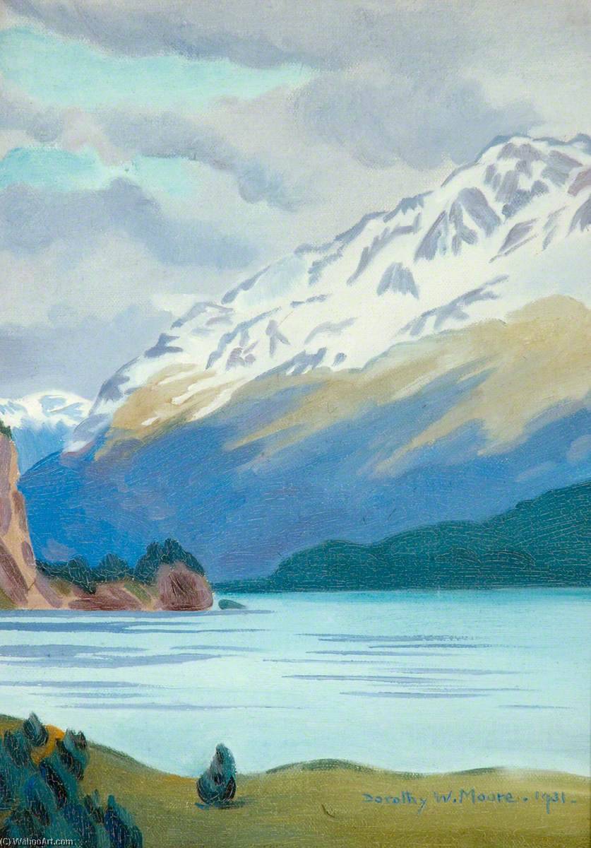 Evening, Maloja, Switzerland — Dorothy W Moore