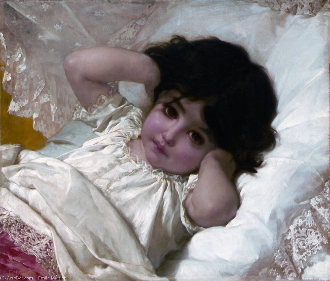 Portrait De Marie Louise — Эмиль Муньер