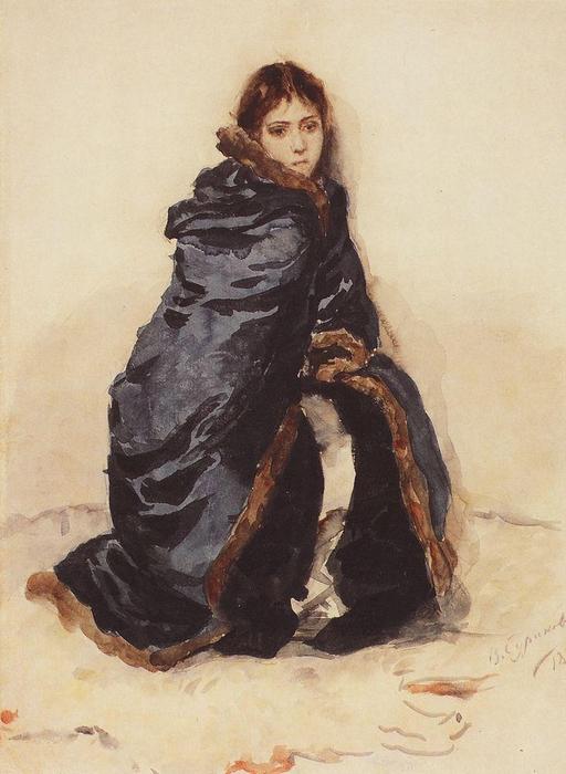 The Elder Menshikov's Daughter — Vasily Ivanovich Surikov