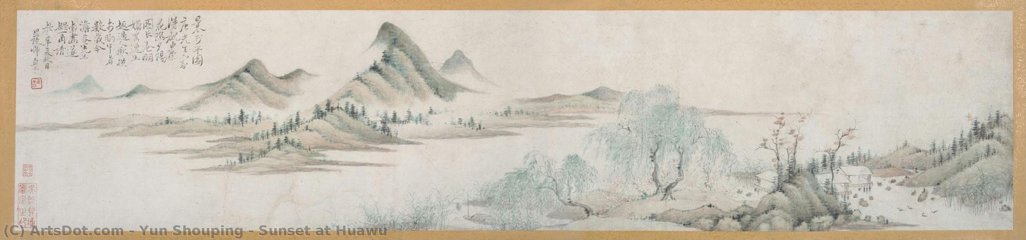 Sunset At Huawu — Yun Shouping