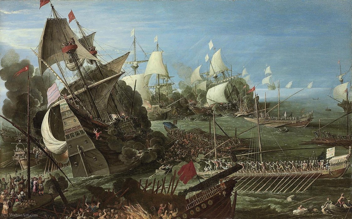 The Battle Of Lepanto — Andries Van Eertvelt