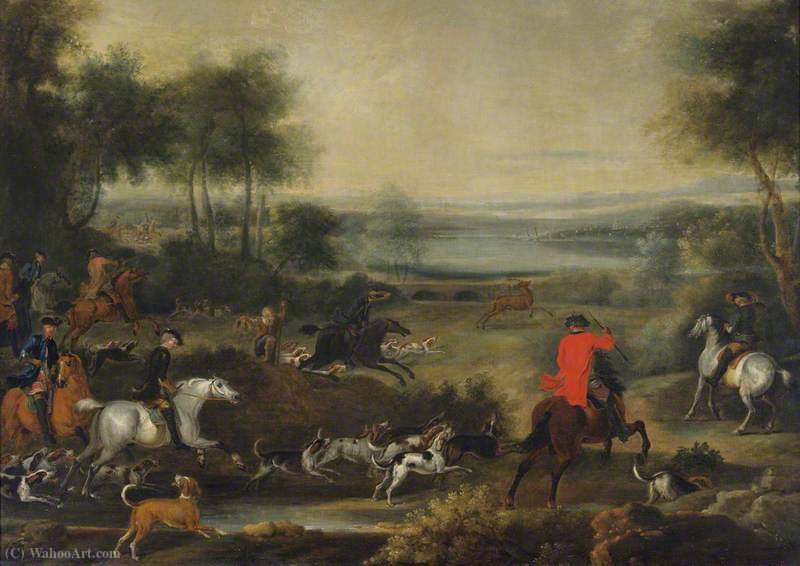 A Stag Hunt In Full Cry — Джон Вуттон