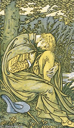 Lover With Head Bowed In Grief — Валтер Кран