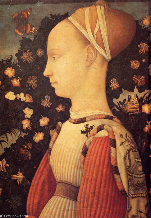 Antonio Portrait Of Ginerva D Este — Pisanello