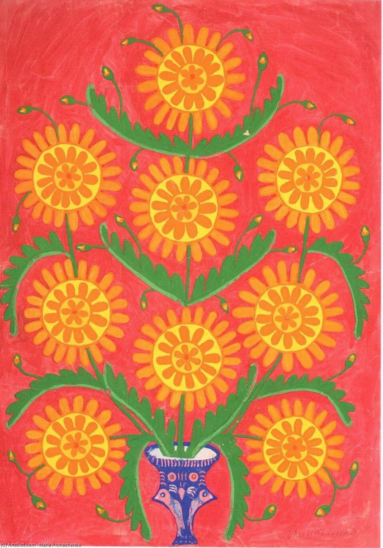 October Flowers — Мария Примаченко