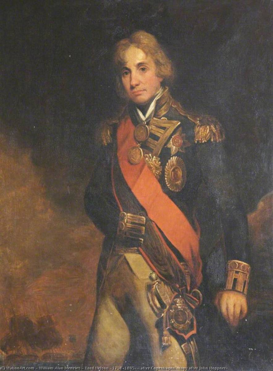 Lord Nelson (1758–1805), After Copenhagen (copy After John Hoppner) — William Alan Menzies