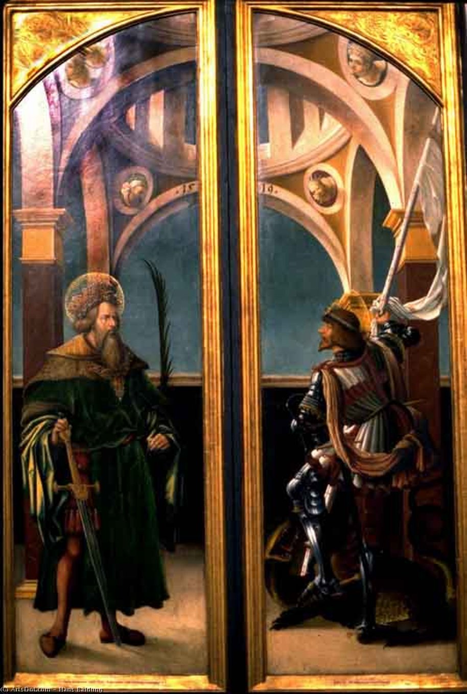 Charlemagne ^ Saint George — Hans Baldung