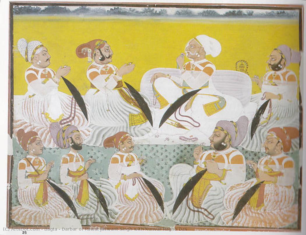 Darbar Of Rawat Jaswant Singh With Kunvar Ragho Das — Bagta