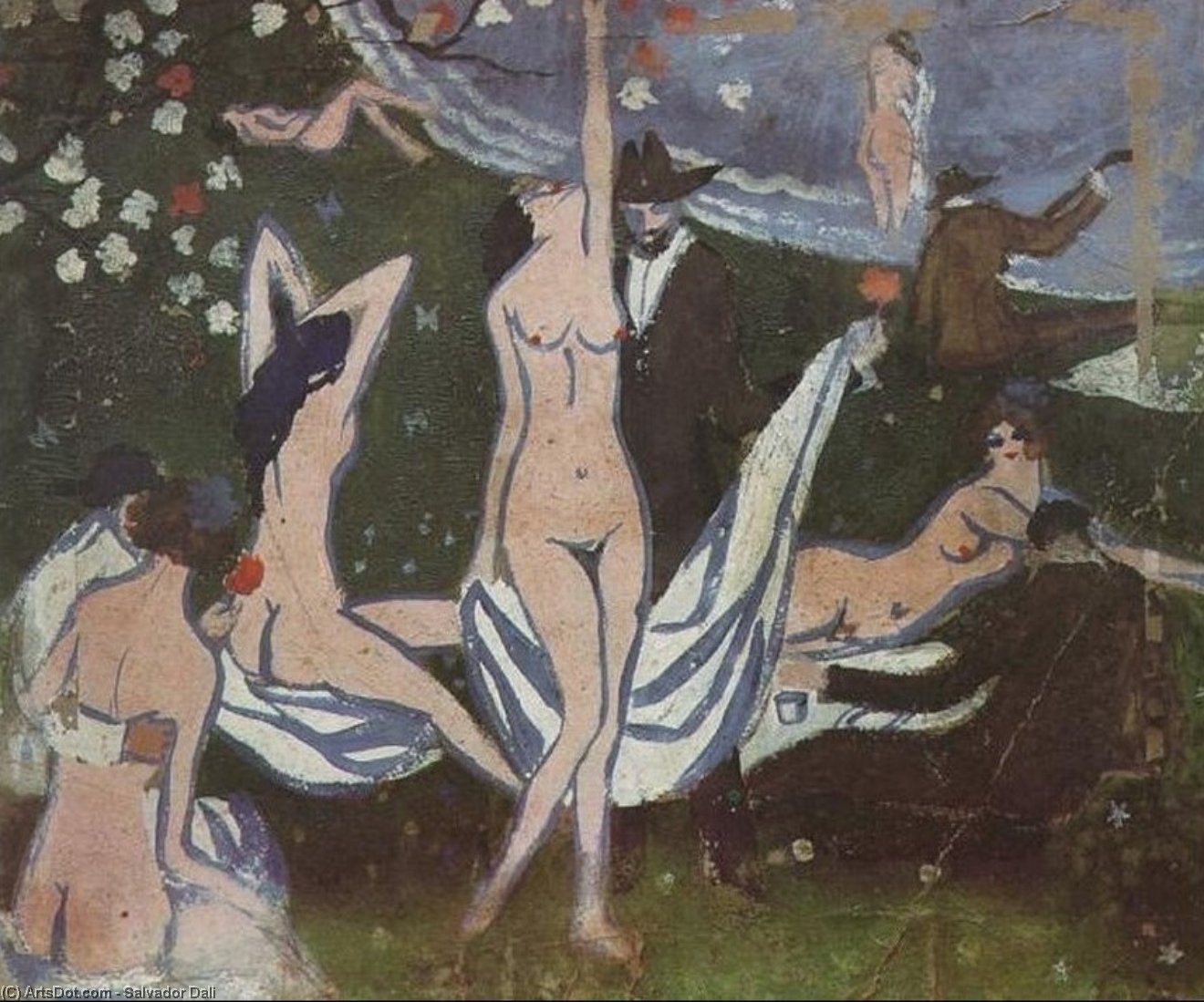 The Picnic, 1921 — Salvador Dalí