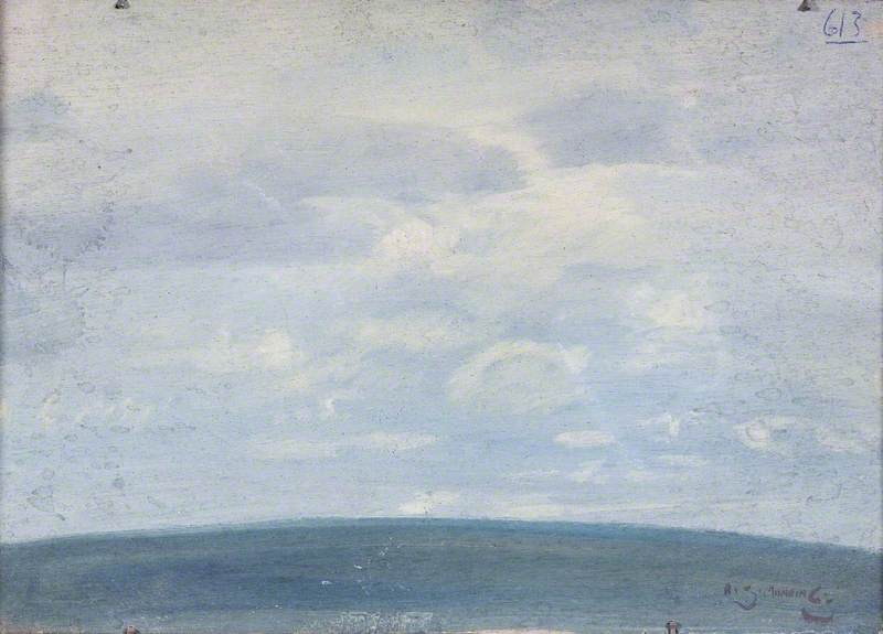 Cloud Study (verso) — Алфред Џејмс Менингс