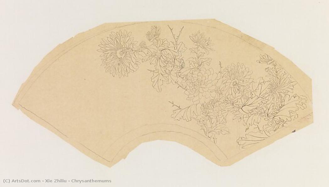 Chrysanthemums — Xie Zhiliu
