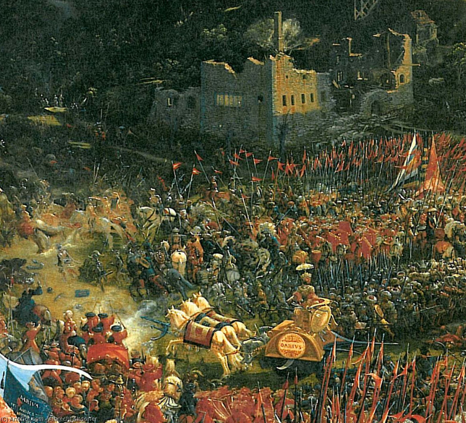 The Battle Of Issus(fragment) — Albrecht Altdorfer