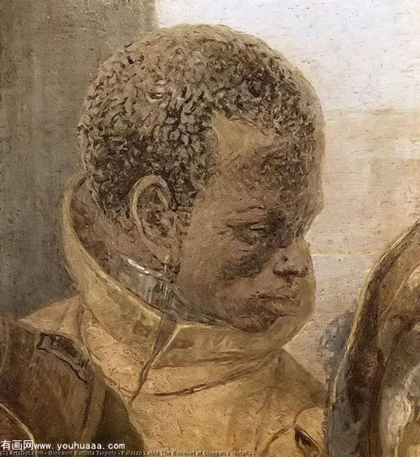 Palazzo Labia The Banquet Of Cleopatra (detail - ) — Giambattista Tiepolo