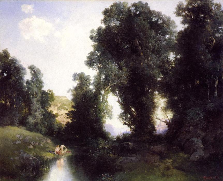 The Bathing Hole, Cuernavaca, Mexico — Tomas Moran
