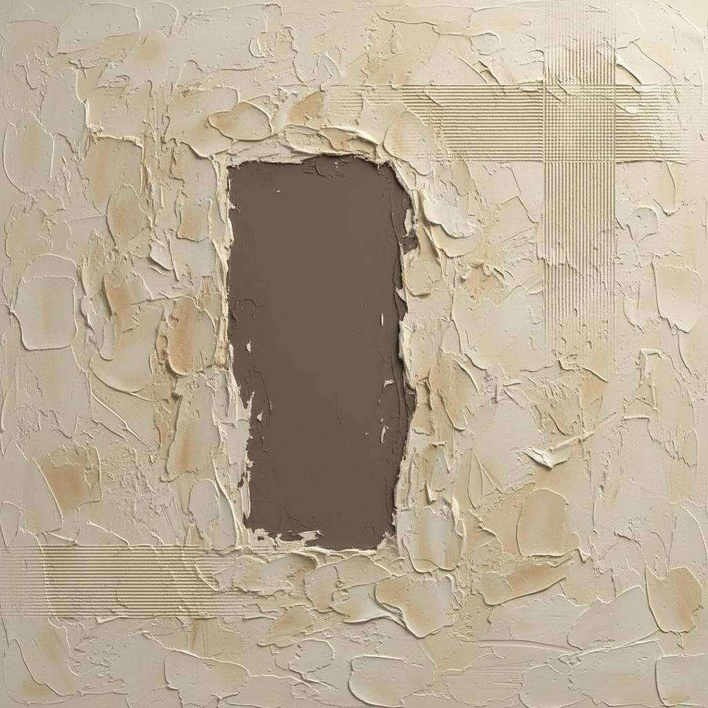 Erodierte Stille: Eine Monochrome Studie Von Textur Und Der Unendlichen Leere — David Moreau