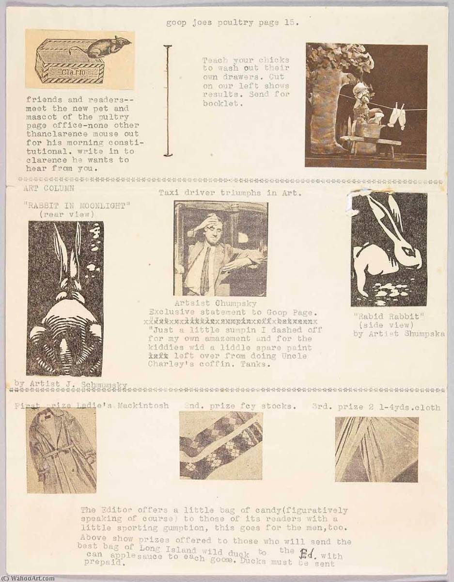 Goop Joe's Poultry Page 15 — Joseph Cornell
