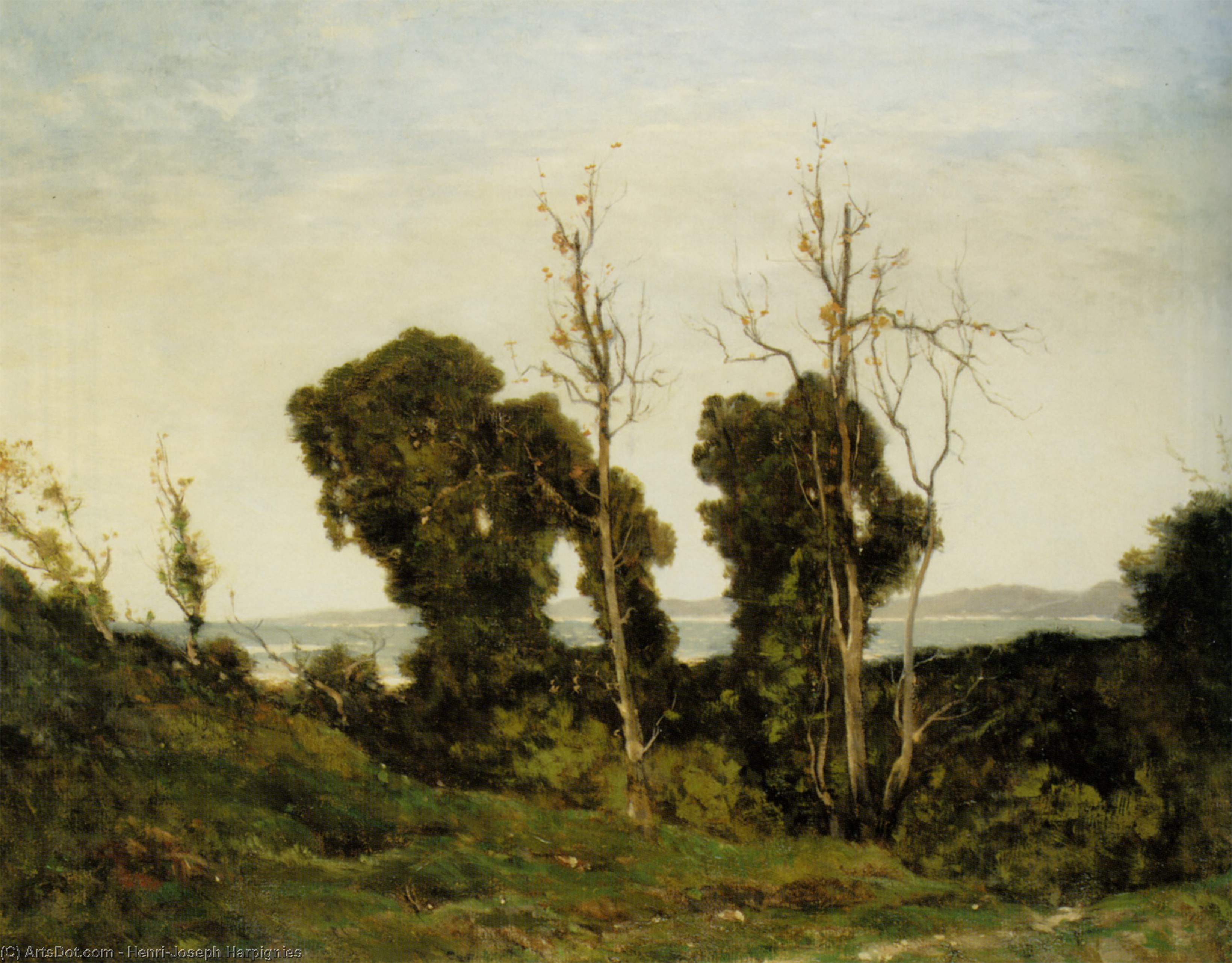 Evening — Henri-joseph Harpignies