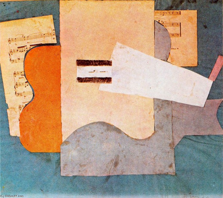 Violín Y Pintura De Música — Pablo Picasso