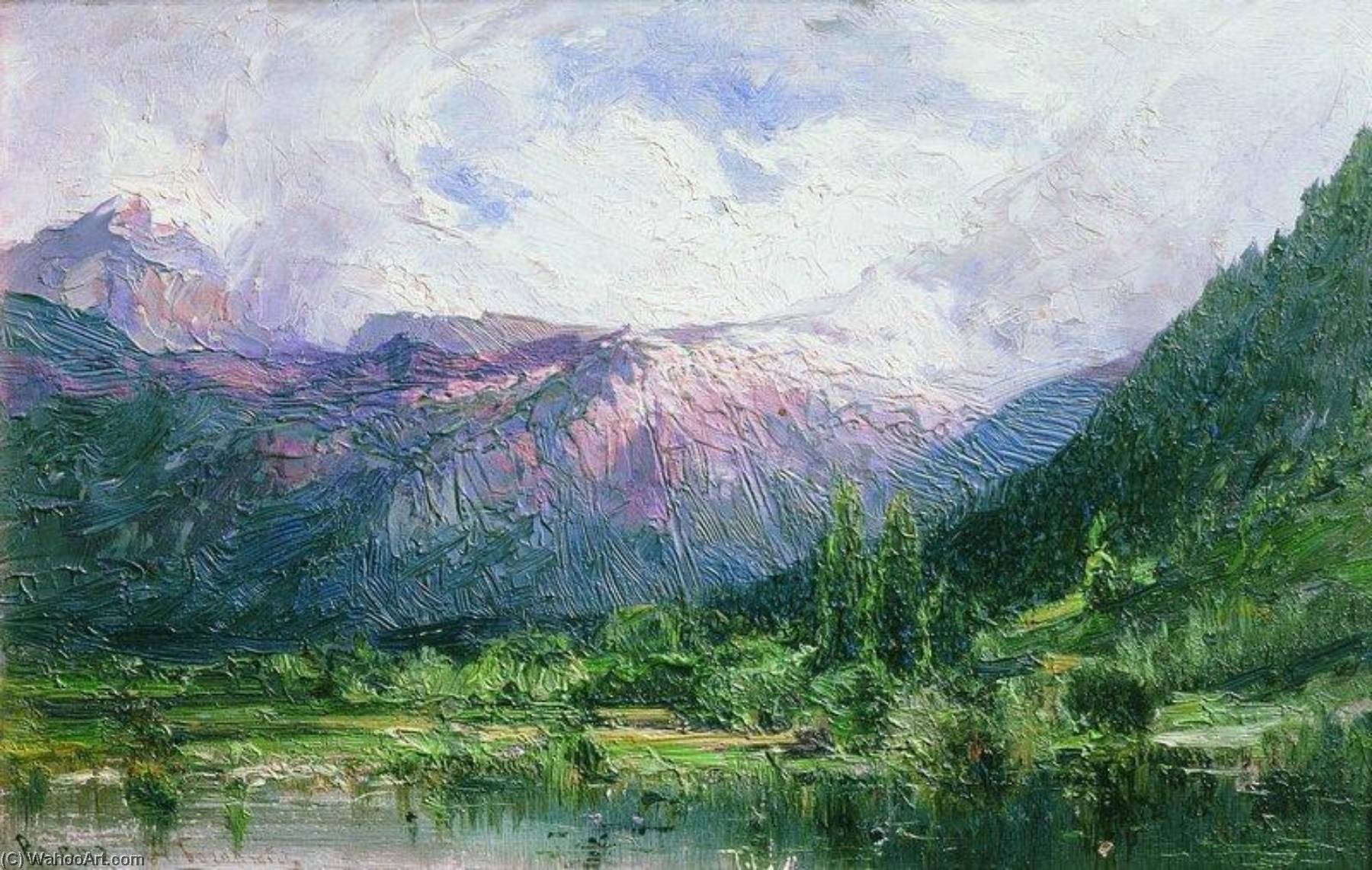 The Mountain Lake — Alexei Petrovich Bogoliubov