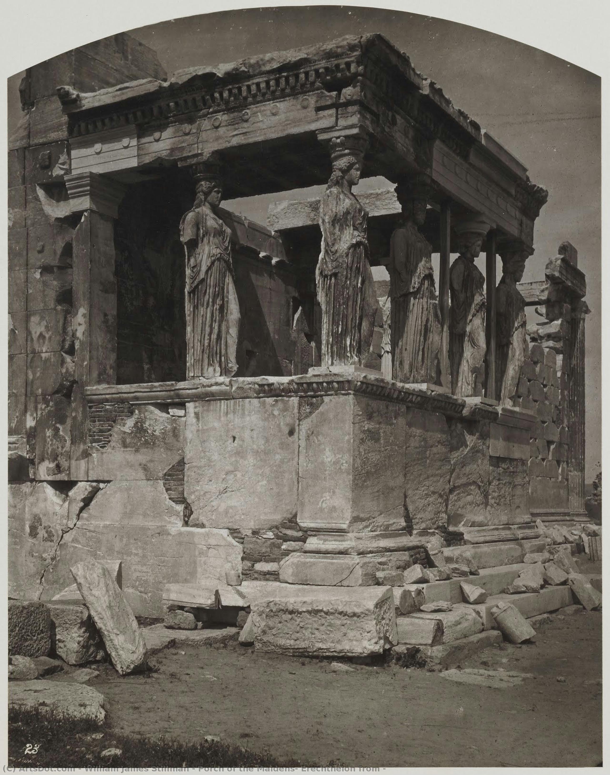 Porch Of The Maidens, Erechtheion From — William James Stillman