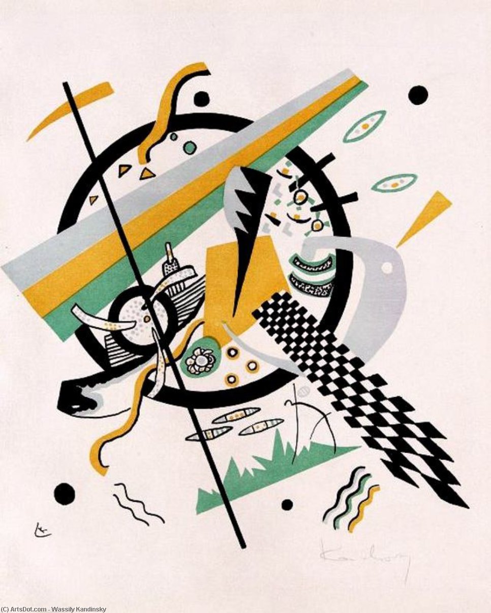 Kleine Welten Iv From The Set Kleine Welten — Wassily Wassilyevich Kandinsky