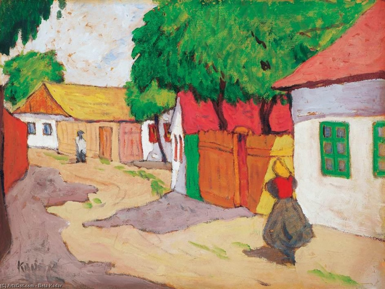 Village Street — Béla Kádár
