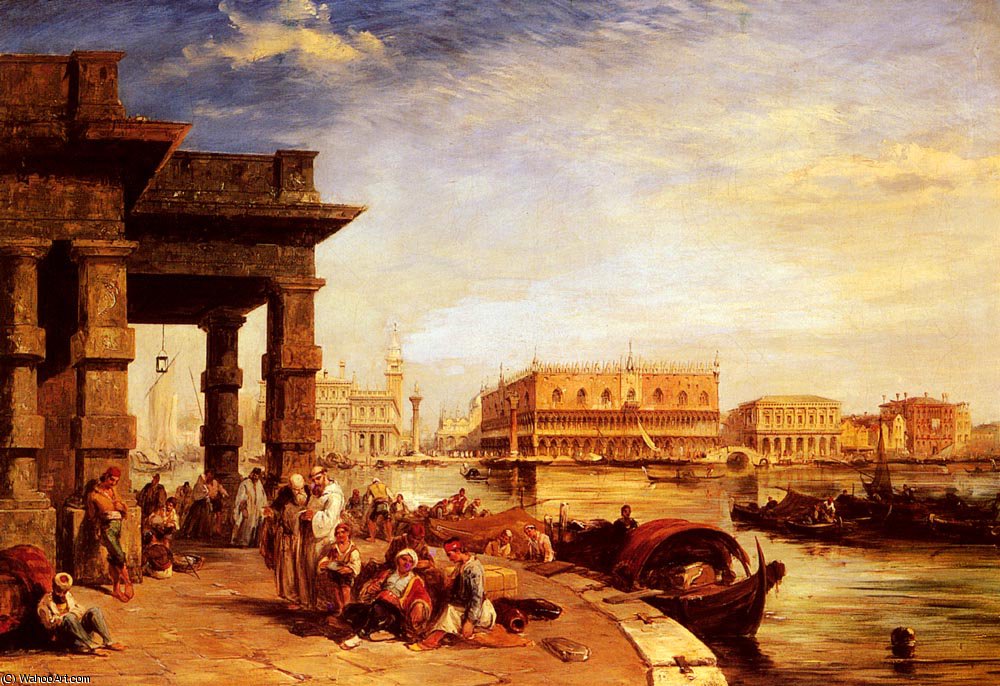Looking To St Marks Square From The Dogana — Edward Pritchett