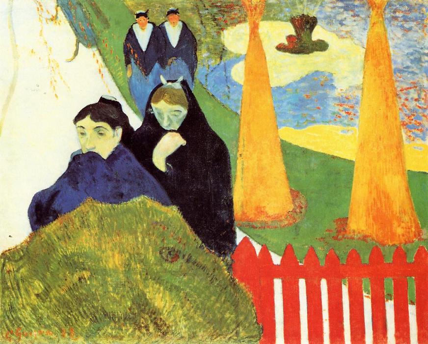 Old Women At Arles (also Known As Women From Arles In The Public Gardens, The Mistral) — Eugène Henri Paul Gauguin