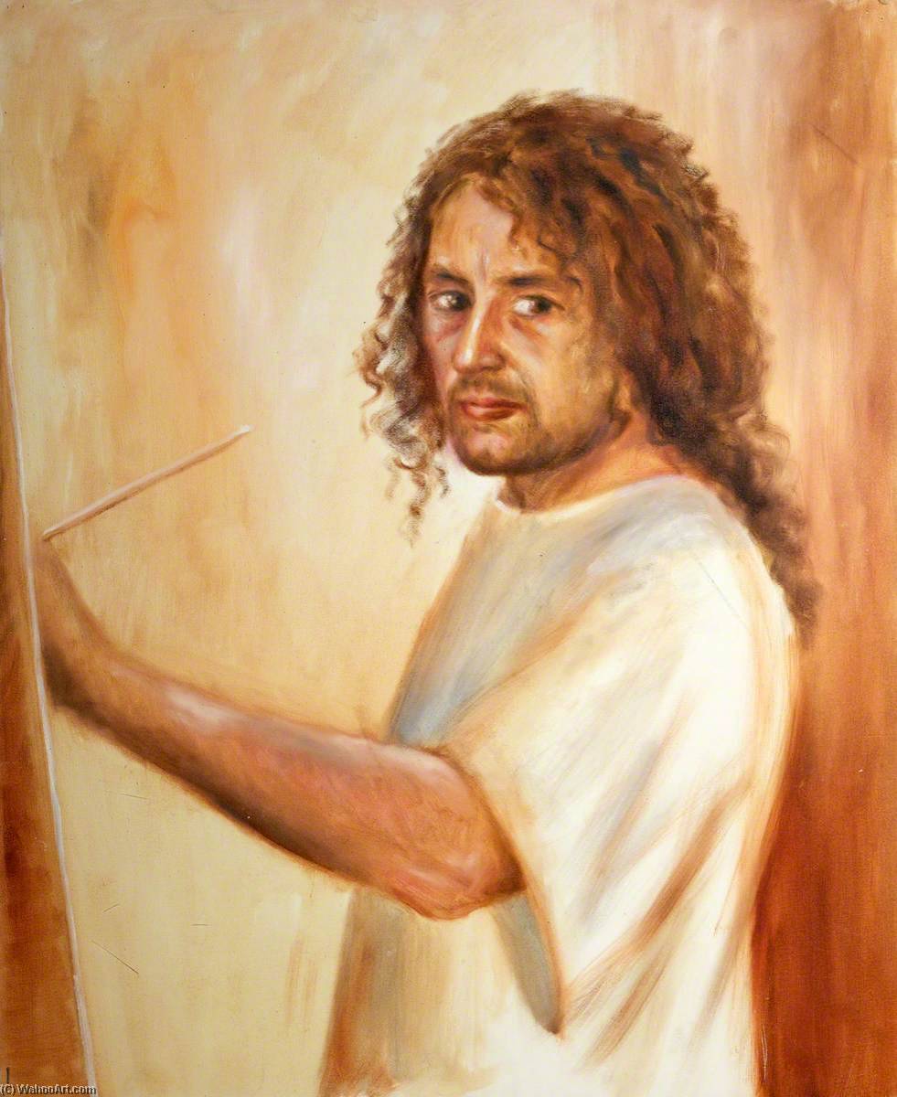 Portrait Of An Unknown Artist In His Studio — Mohamed Hamza