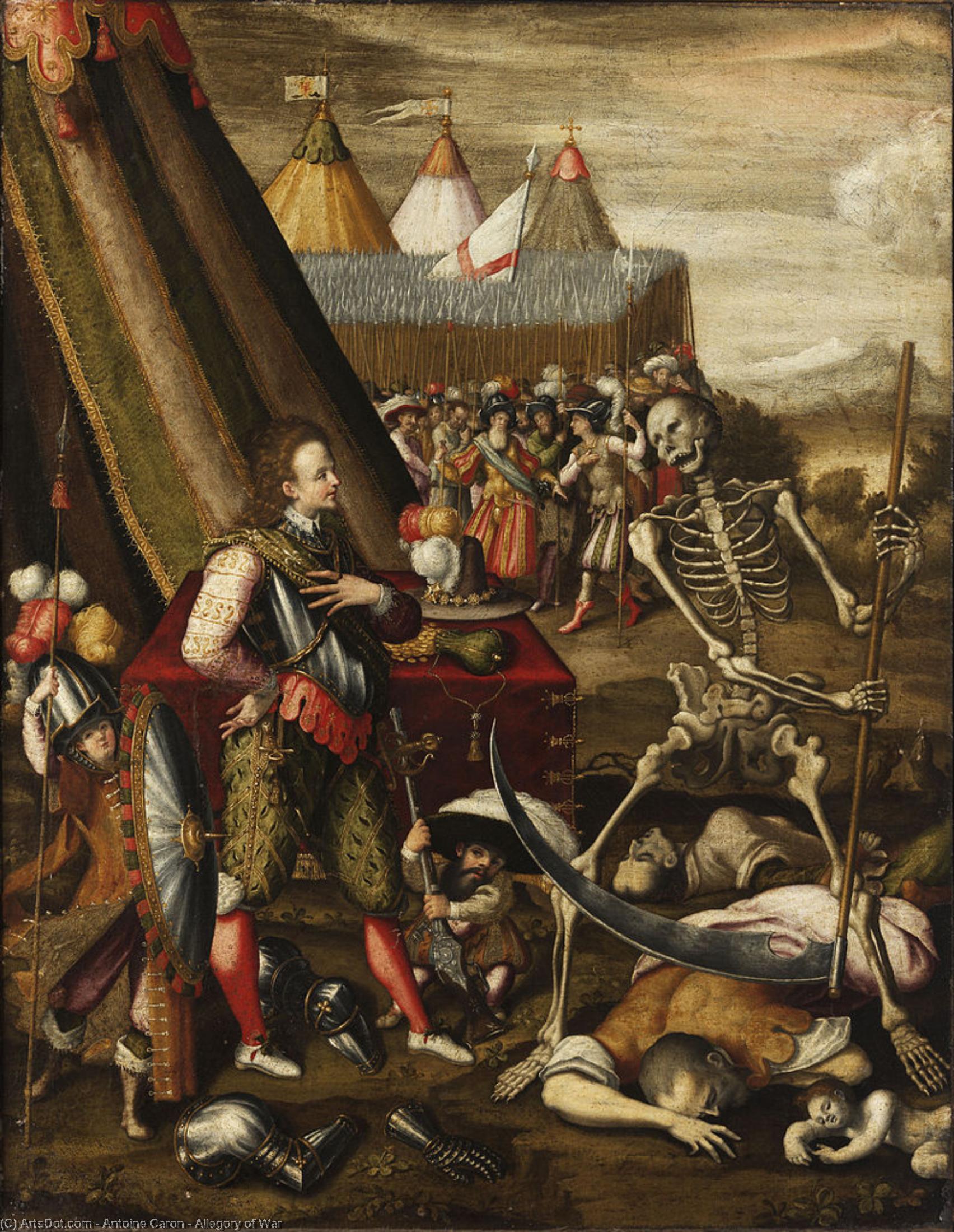 Allegory Of War — Antoine Caron