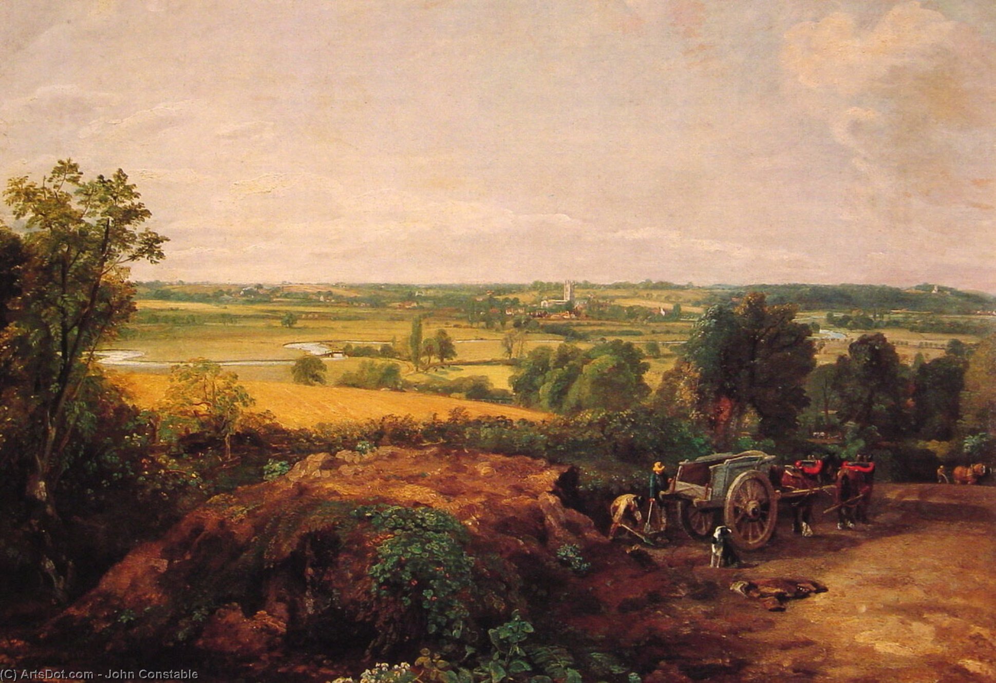 View Of Dedham — Джон Констебл