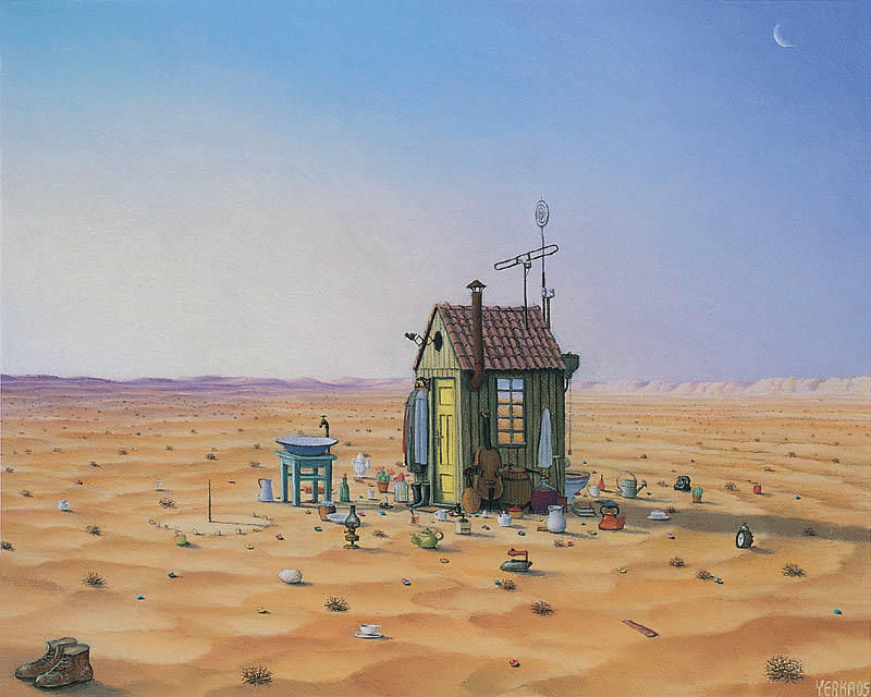 House On The Prairie — Jacek Yerka